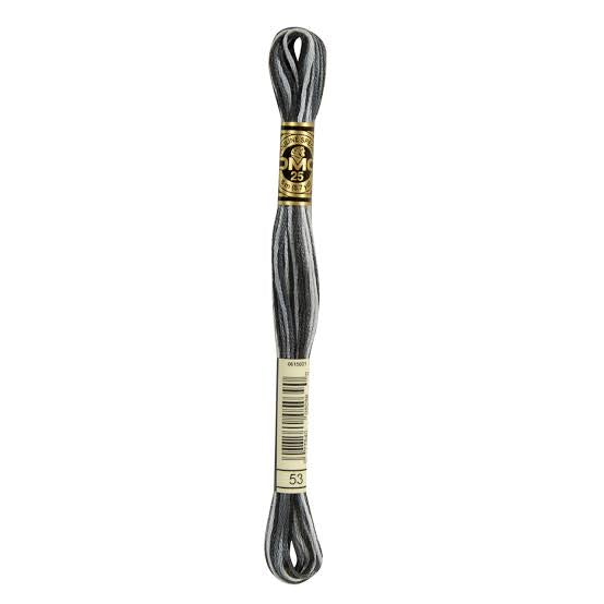DMC Mouline Special 53 Six-Strand Embroidery Thread  12pk 8.7-Yards