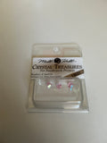 Mill Hill Crystal Treasures 13031 Rondele Light Rose 4mm 3 Pieces