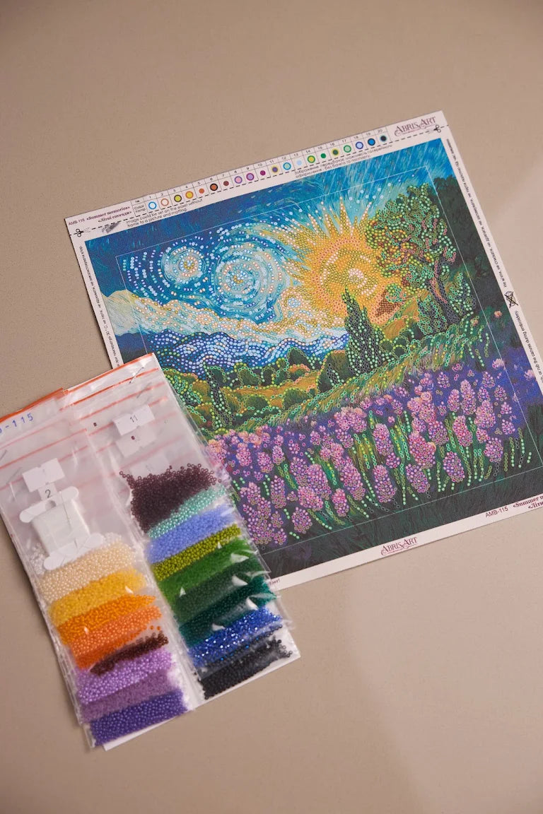 Abris Art Bead Embroidery Kit Summer Memories AMB - 115