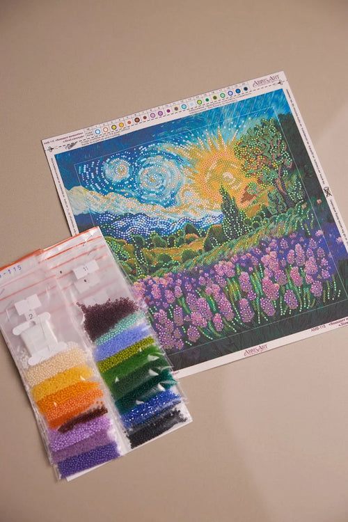 Abris Art Bead Embroidery Kit Summer Memories AMB - 115