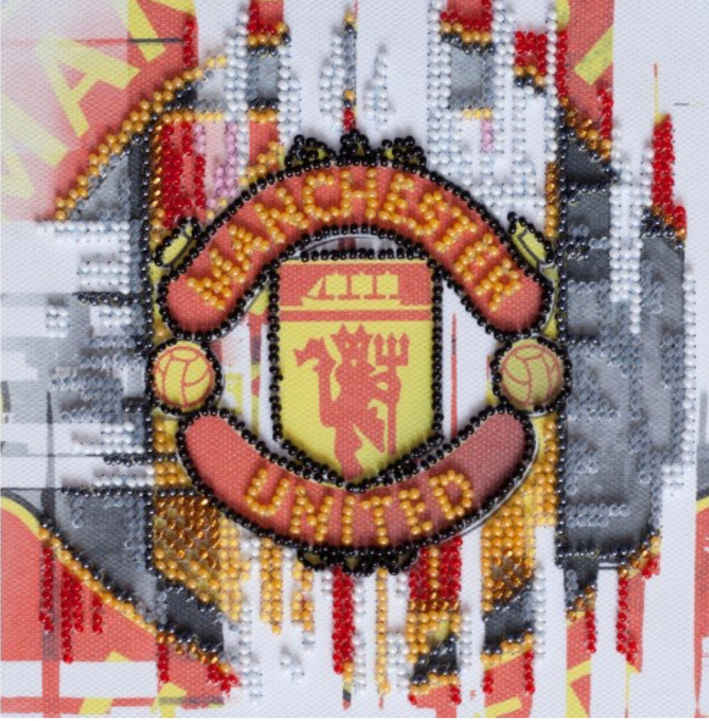 Abris Art Bead Embroidery Kit FC Manchester United AM-207