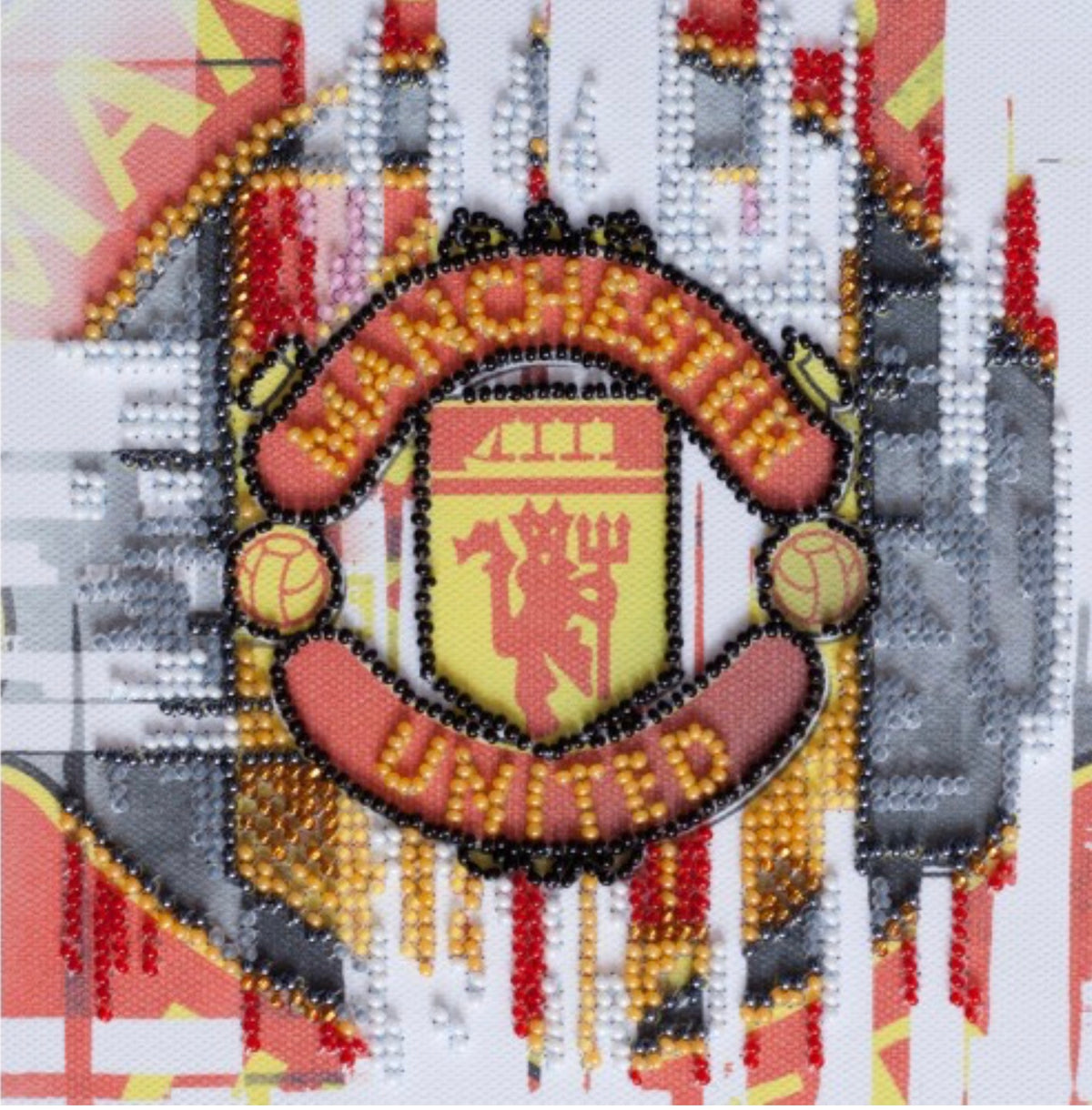 Abris Art Bead Embroidery Kit FC Manchester United AM-207