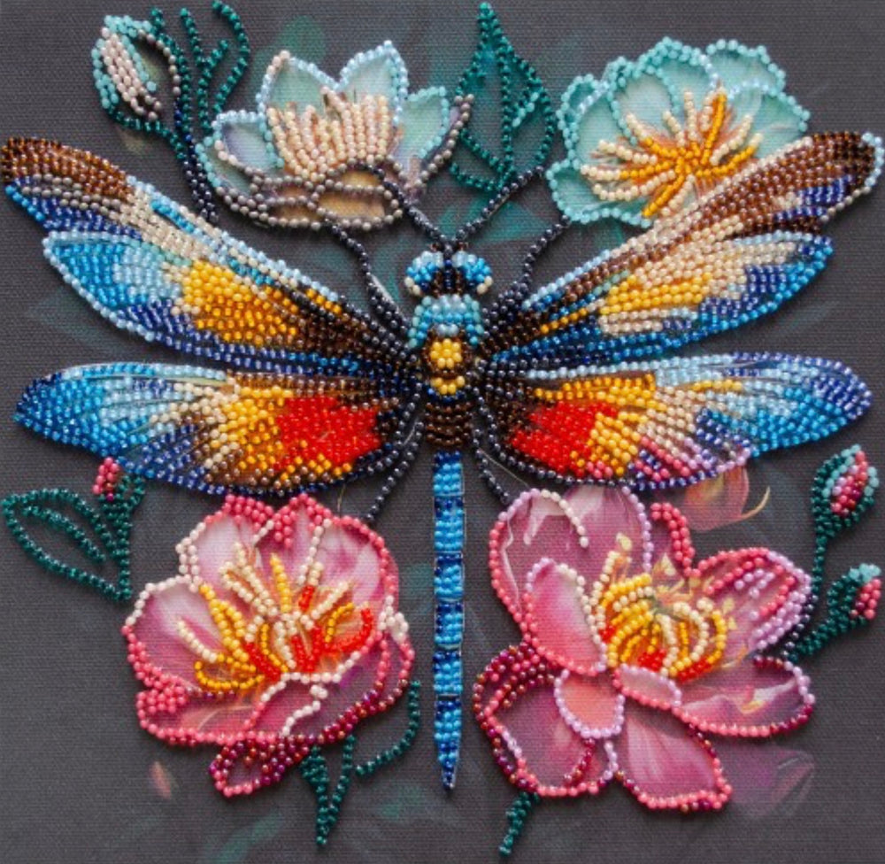 Abris Art Bead Embroidery Kit Flickering Wings AMB - 106