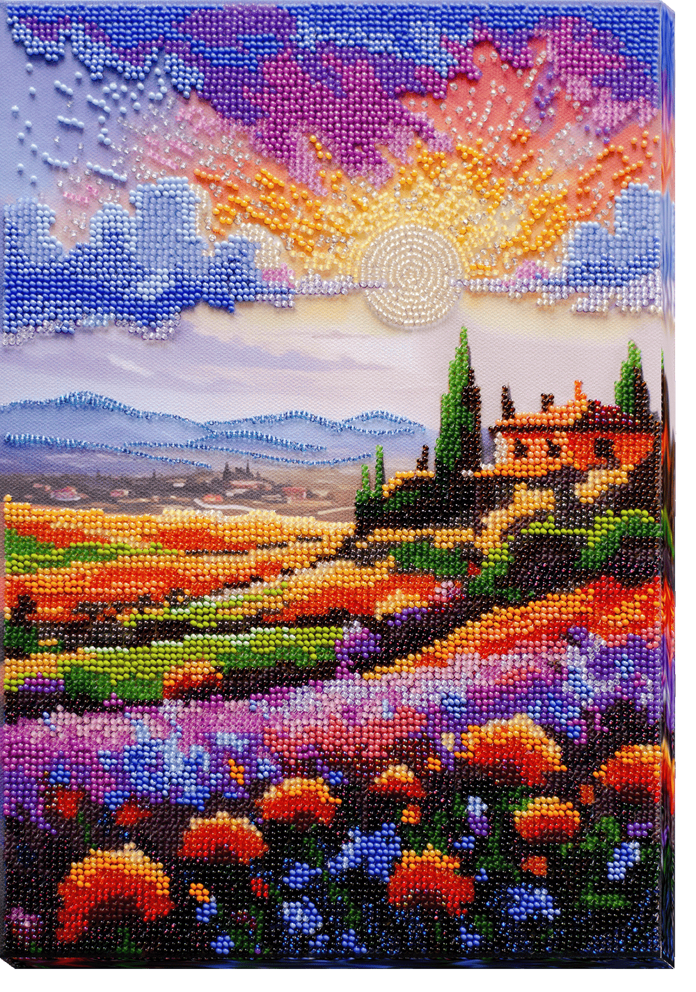 Abris Art Bead Embroidery Kit Evening Over The Meadow AB - 938