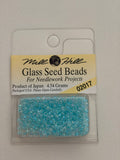 Mill Hill Glass Seed Beads 11/0 - Crystal Aqua 02017