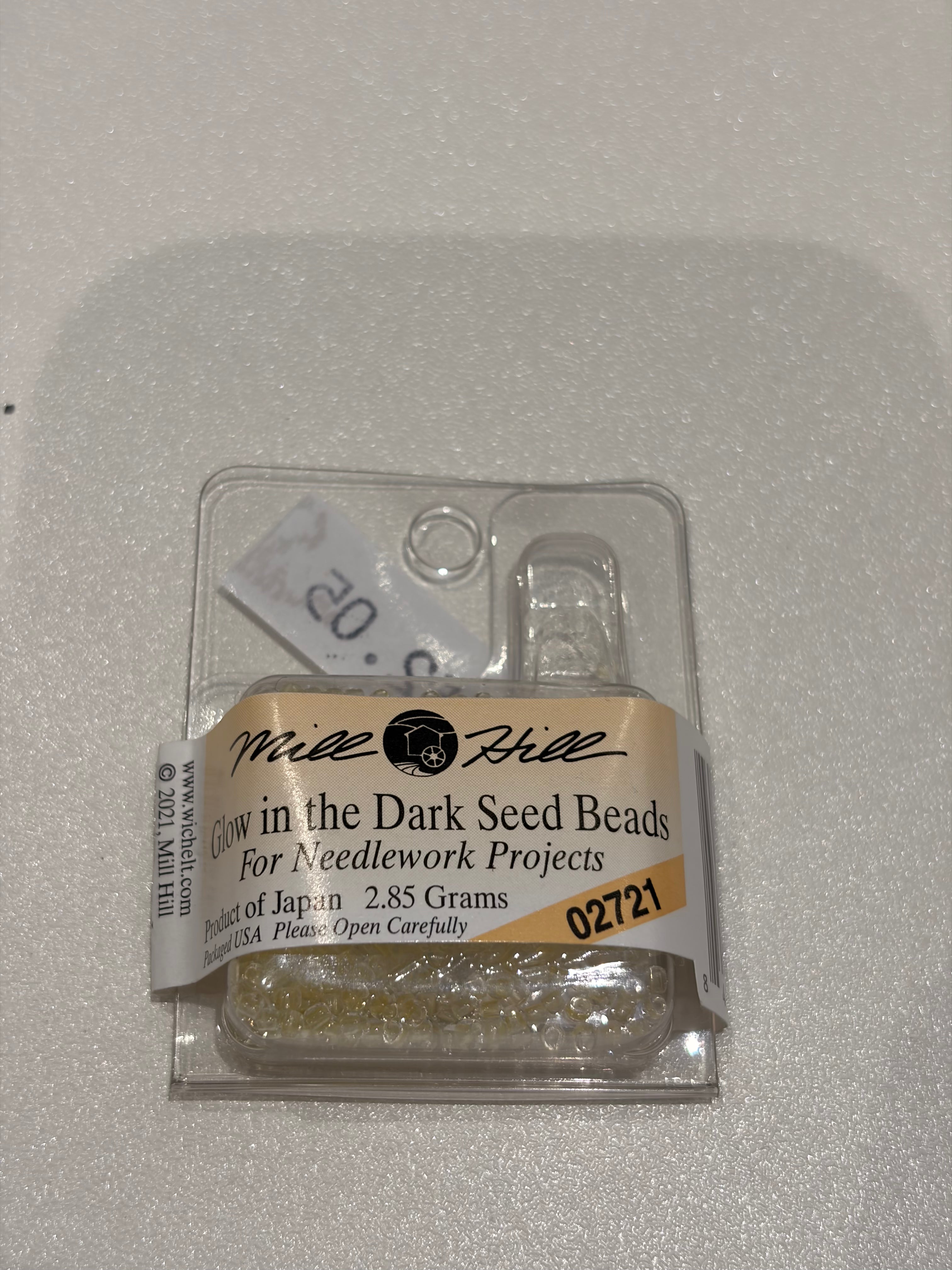 Mill Hill Glass Seed Beads - Glow in the Dark 02721