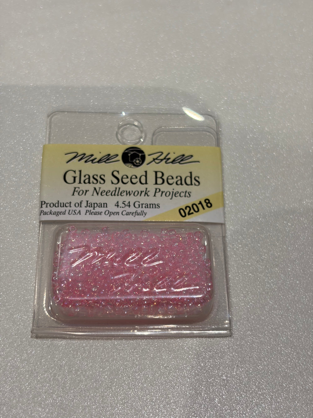Mill Hill Glass Seed Beads 11/0 - Crystal Pink 02018