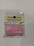 Mill Hill Glass Seed Beads 11/0 - Crystal Pink 02018