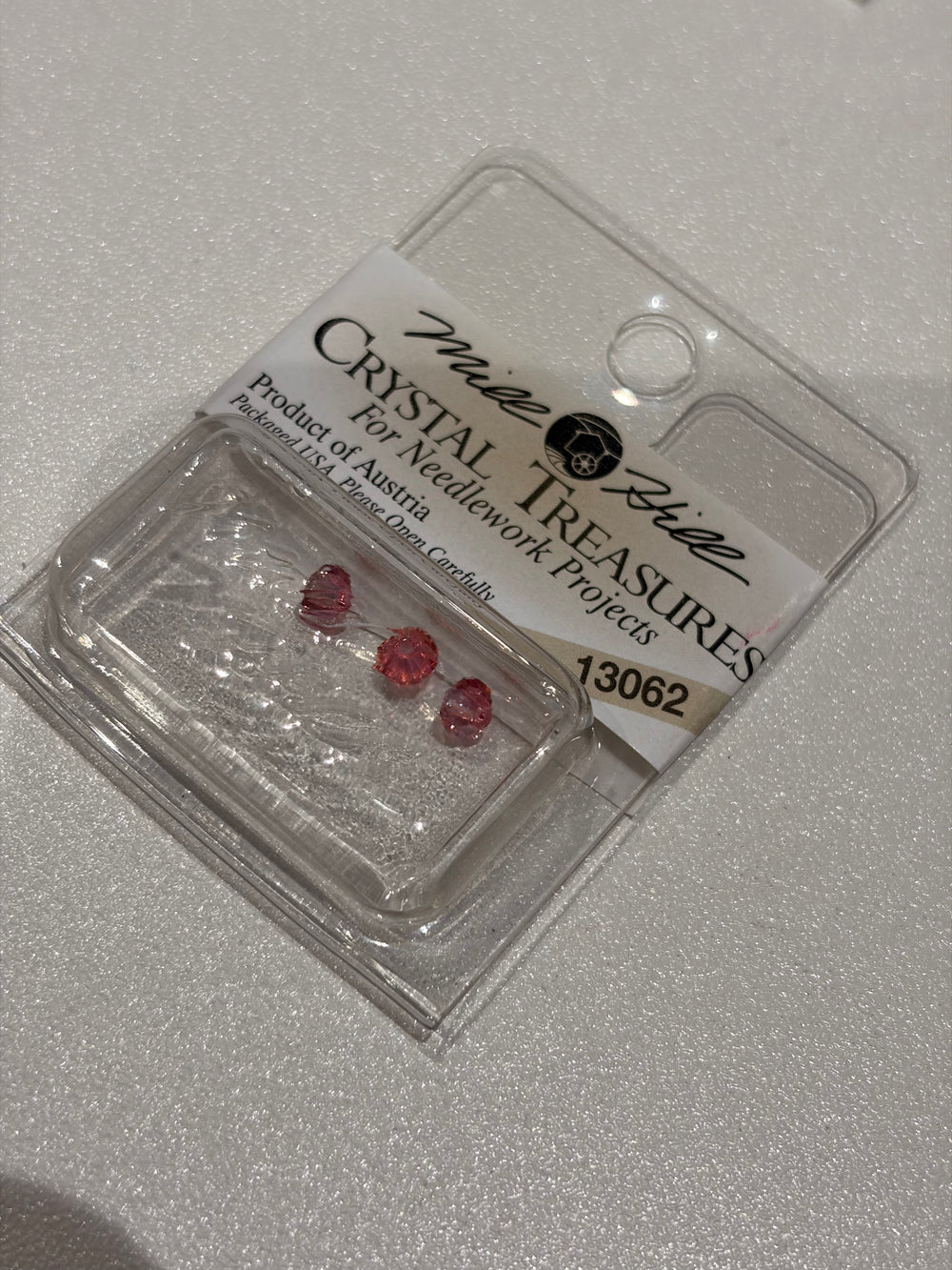 Mill Hill Crystal Treasures - Rondele Champagne Rose 13062