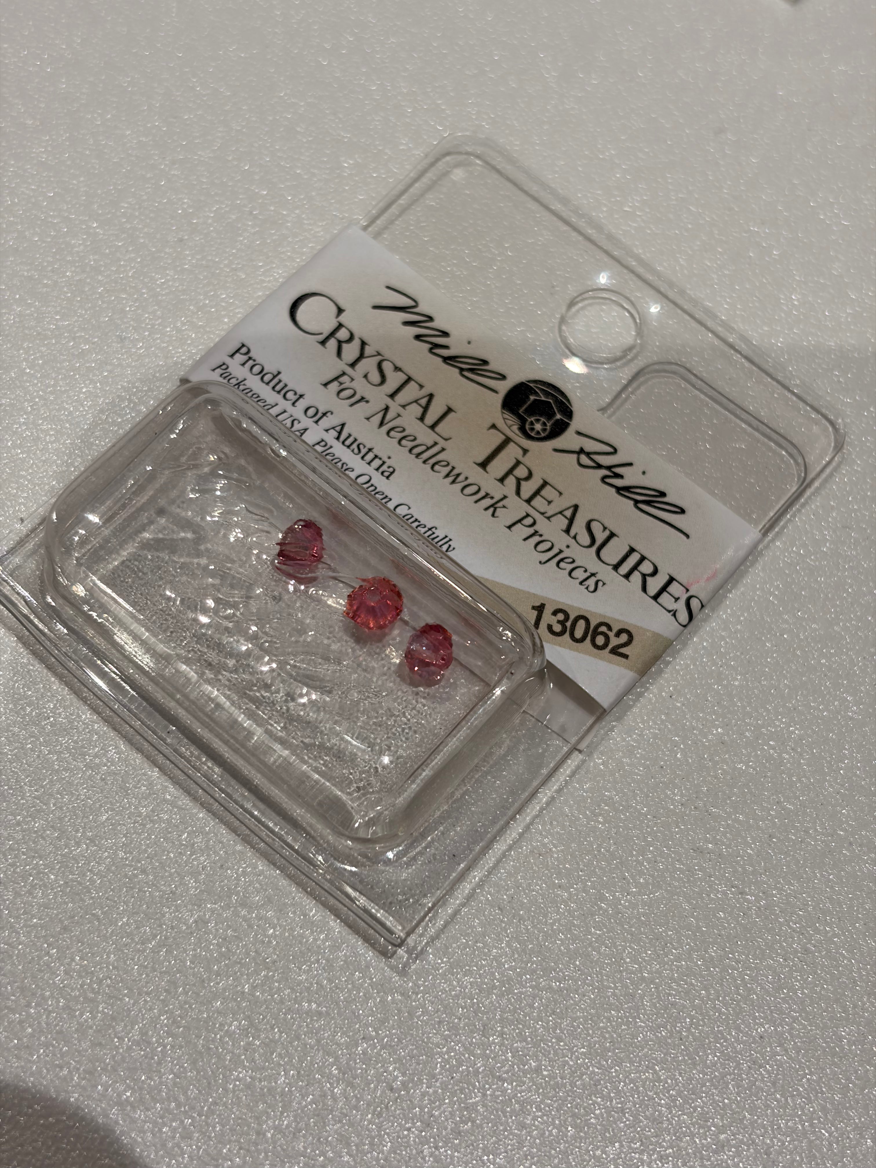 Mill Hill Crystal Treasures - Rondele Champagne Rose 13062