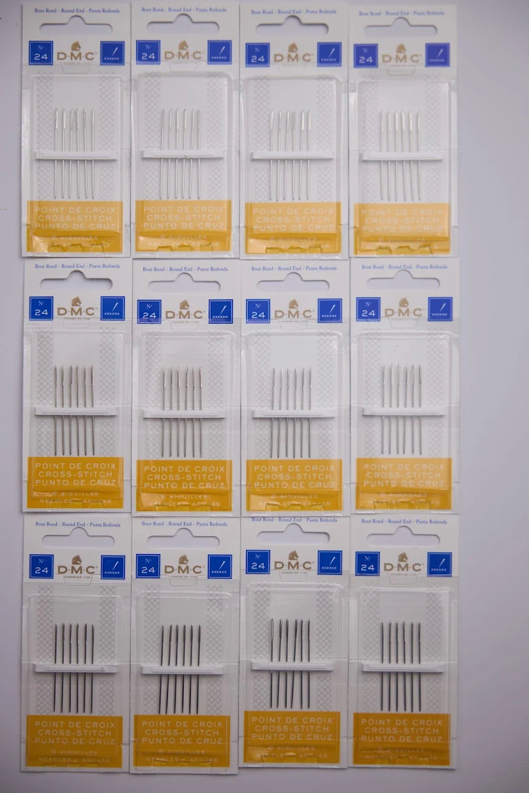 Size 24 Dmc Cross Stitch Needles Pack Of 6