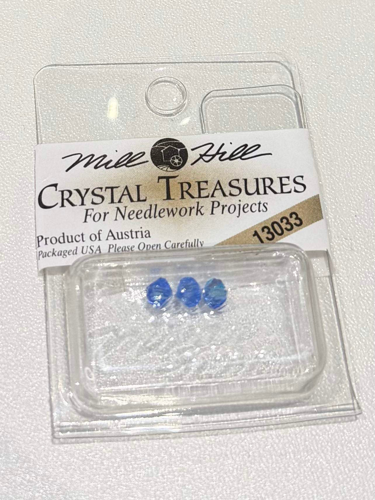 Mill Hill Crystal Treasures 13033 Rondele Sapphire