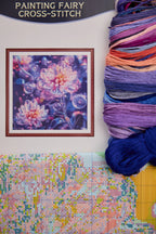 Lantern Flower Garden ZZ7116 Painting Fairy Cross Stitch
