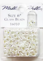 Mill Hill Glass Beads Size 6-0 4mm 5. 2 Grams-Pkg-Ice 16010