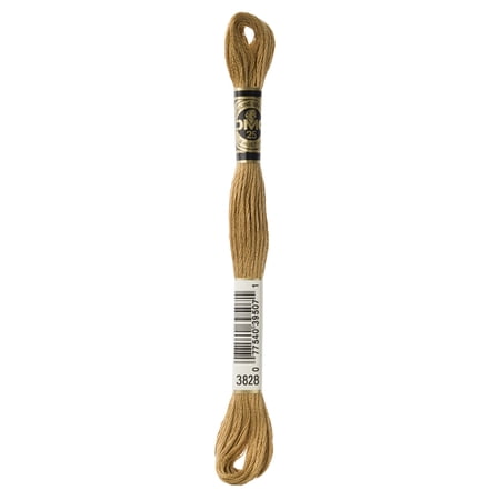 DMC Mouline Special 3828 Six-Strand Embroidery Thread Hazelnut Brown  8.7-Yards