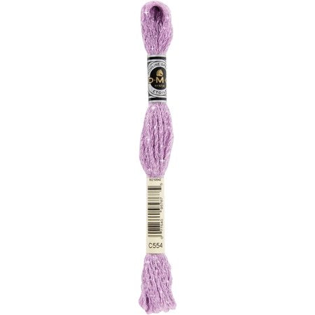 DMC Etoile Floss C554 Six-Strand Embroidery Thread Light Violet 8.7-Yards