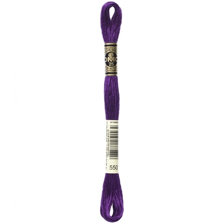DMC Mouline Special 550 Six-Strand Embroidery Thread Violet 8.7-Yards