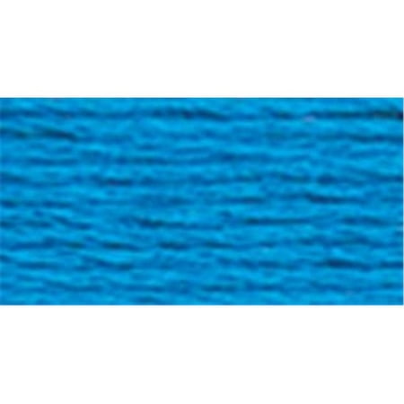 DMC Satin Floss S995 Six-Strand Embroidery Thread AURORA BLUE 8.7-Yards