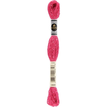 DMC Etoile Floss C600 Six-Strand Embroidery Thread Very Dark Cranberry 8.7-Yards