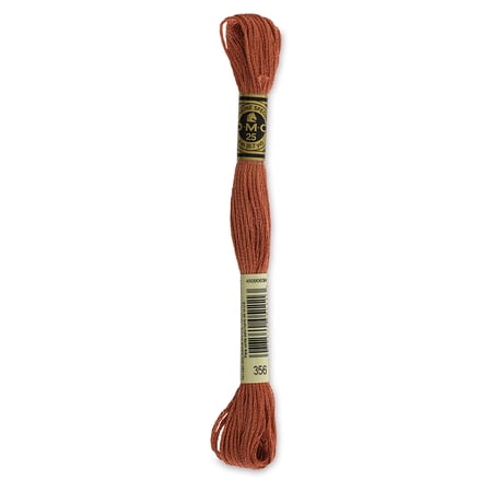 DMC Mouline Special 356 Six-Strand Embroidery Thread Medium Terra Cotta 8.7-Yards