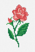 Cross Stitch Kit Luca-S - Rose, B1062