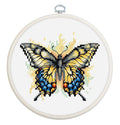 Cross Stitch Kit with Hoop Included Luca-S - Swallowtail Butterfly, BC101 Regular price