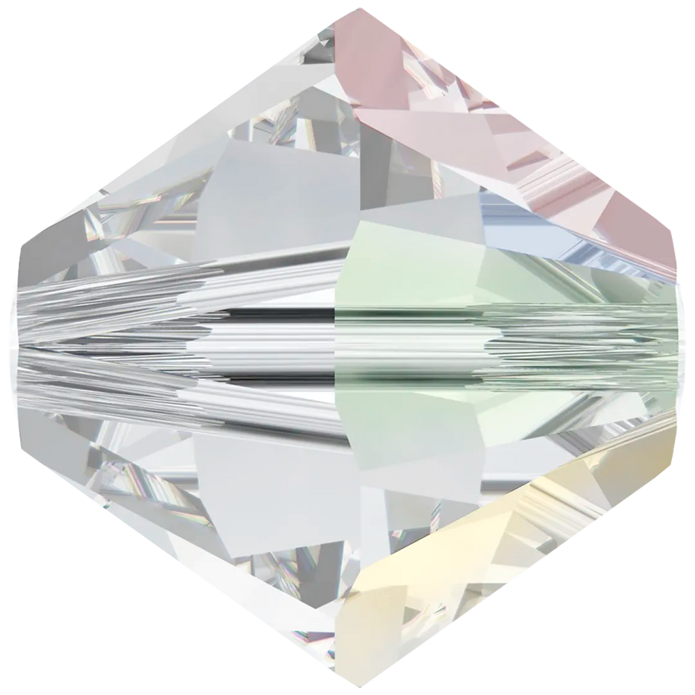 Preciosa Bicone Crystal beads Crystal AB 4mm 5328 30pcs pack