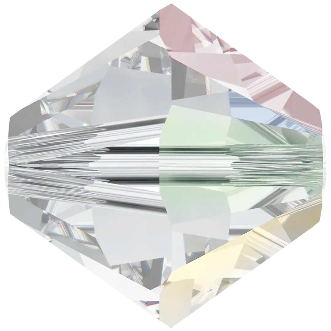 Preciosa Bicone Crystal beads Crystal AB 4mm 5328 30pcs pack