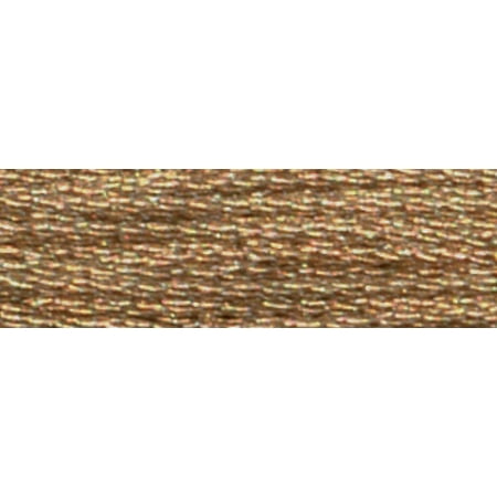 DMC Light Effects E436 Six-Strand Embroidery Thread Golden Oak 8.7-Yards