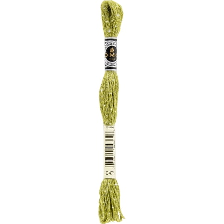 DMC Etoile Floss C471 Six-Strand Embroidery Thread Very Light Green Avocado 8.7-Yards
