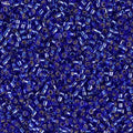 Miyuki Delica Seed Bead 11/0 Silver Lined Cobalt 2-inch 5g DB047 DB0047