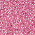 Miyuki Delica Seed Bead 11/0 Silver Lined Light Pink Dyed 2-inch 5g DB1335