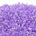 Miyuki Delica Seed Bead 11/0 Purple Lined Crystal 2-inch 5g DB249 DB0249