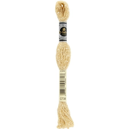 DMC Etoile Floss C738 Six-Strand Embroidery Thread Very Light Tan 8.7-Yards