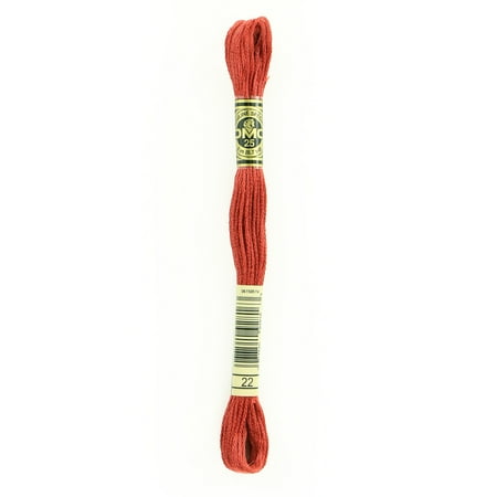 DMC Mouline Special 22 Six-Strand Embroidery Thread Alizarin 8.7-Yards
