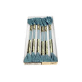 DMC Light Effects E334 Six-Strand Embroidery Thread Blue Topaz 8.7-Yards