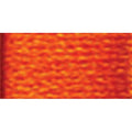 DMC Satin Floss S741  Six-Strand Embroidery Thread Medium Tangerine 8.7-Yards