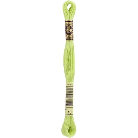 DMC Mouline Special 15 Six-Strand Embroidery Thread Apple Green 8.7-Yards