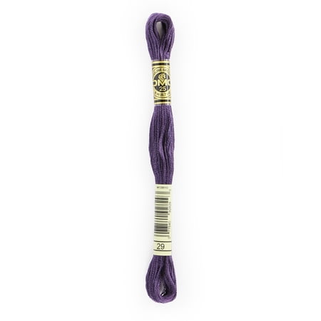 DMC Mouline Special 29 Six-Strand Embroidery Thread Eggplant 8.7-Yards