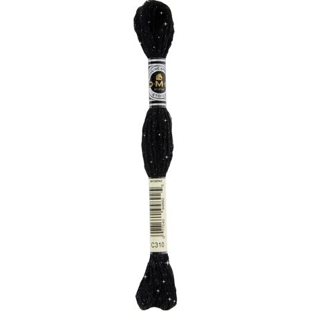 DMC Etoile Floss C310 Six-Strand Embroidery Thread Black 8.7-Yards