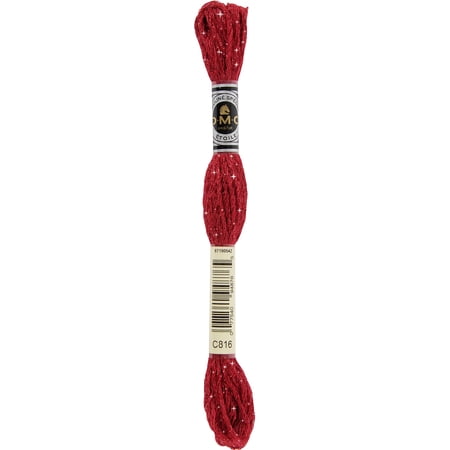 DMC Etoile Floss C816 Six-Strand Embroidery Thread Garnet 8.7-Yards