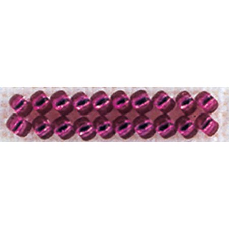 Mill Hill Glass Seed Beads 4.54g-Brilliant Magenta 02077