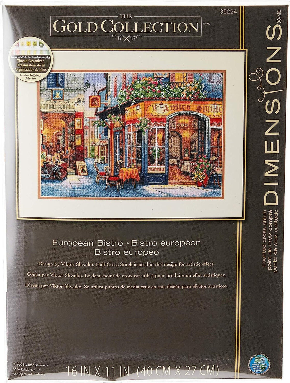 European Bistro - Dimensions 35224 Needlecrafts Counted Cross Stitch