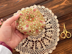 Mille Fleur VP-020 The blossom of love Biscornu