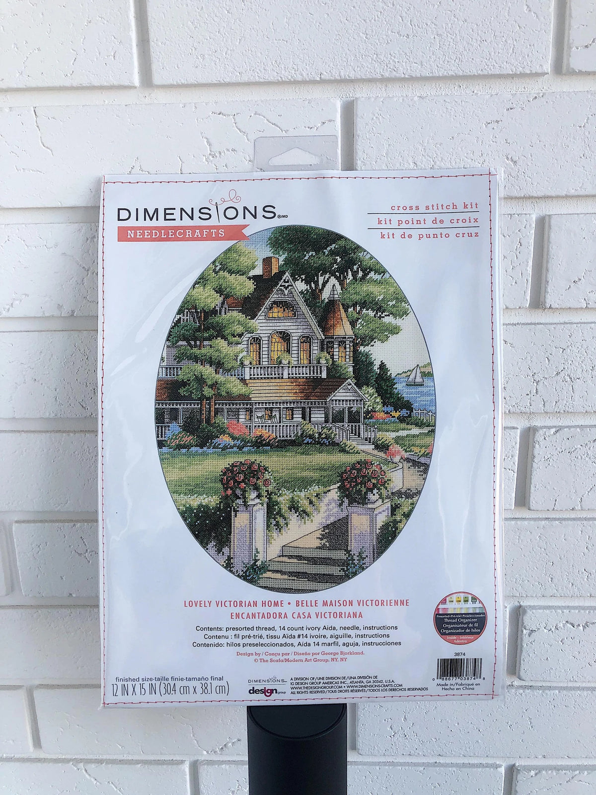 Dimensions Counted Cross Stitch Kit 3874 "Lovely Victorian Home"