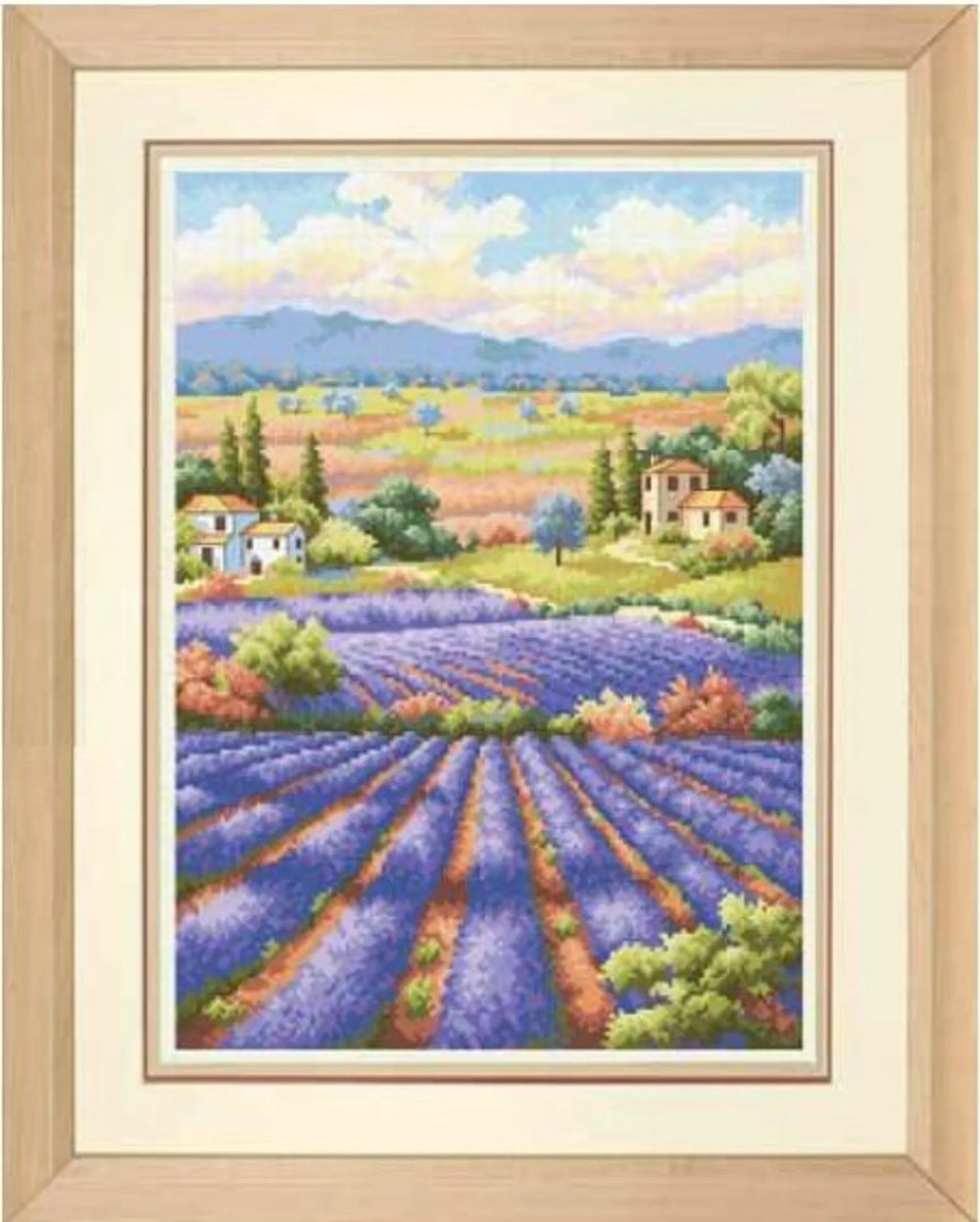 Dimensions Gold Collection "Fields of Lavender" Counted Cross Stitch Kit 70-35299