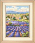 Dimensions Gold Collection "Fields of Lavender" Counted Cross Stitch Kit 70-35299