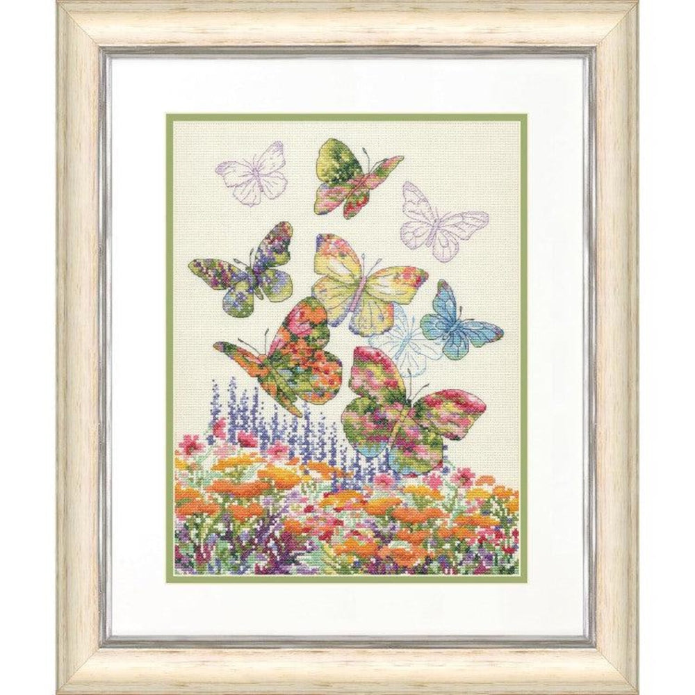 Dimensions Cross Stitch Kit - Floral Butterfly (70-35448)