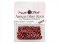 Mill Hill Antique Glass Seed Beads 2.63 Grams/Pkg-Antique Cranberry 03003