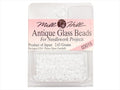 Mill Hill Antique Glass Seed Beads 2.5mm 2.63g-Snow White 03015